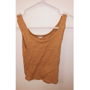 Garage yellow and orange tank top